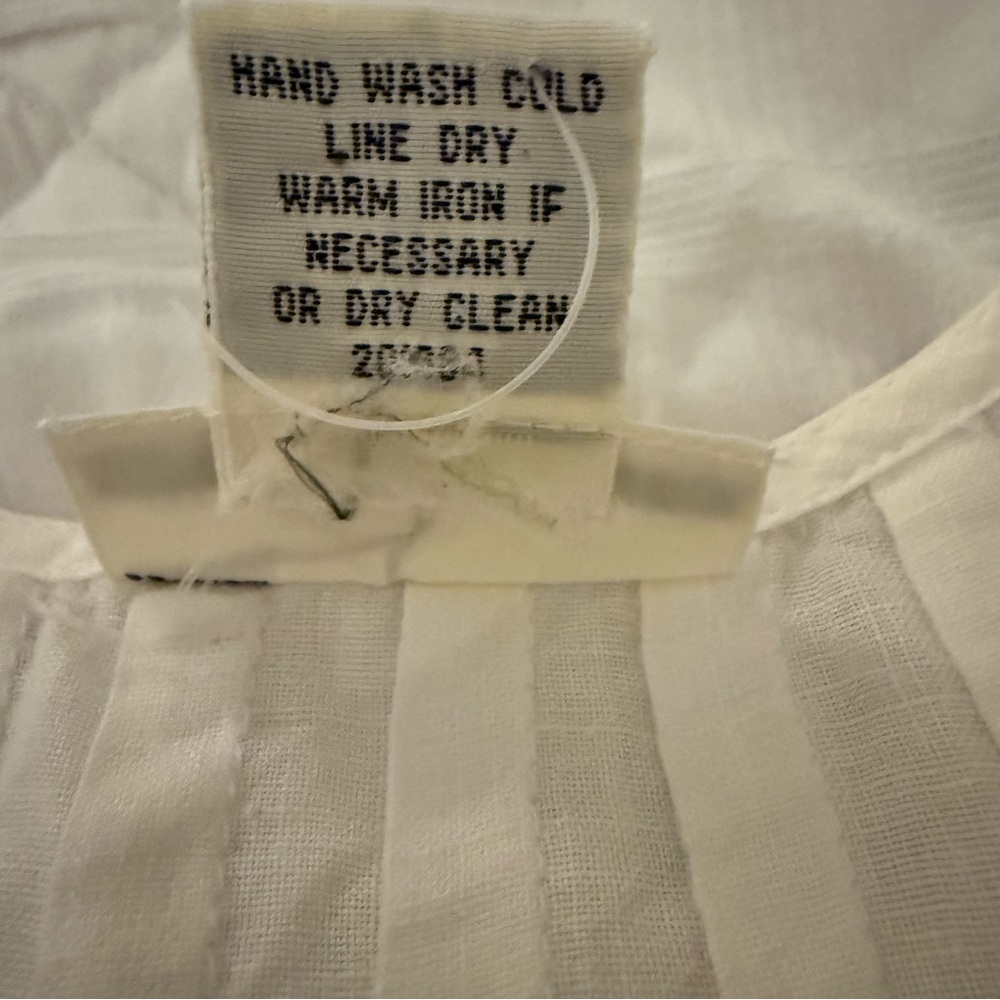 Banana Republic 100% Linen White Sleeveless Dress. Used. Small. - Picture 7 of 8